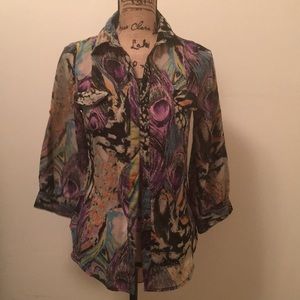 peacock shirt